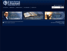 Tablet Screenshot of iglesiabautistaemanuel.org